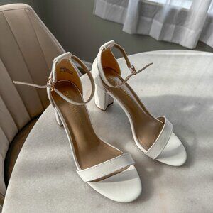 White heels - Never worn
